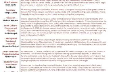 Supporting the Family of Late Gagan Bahadur Gurung